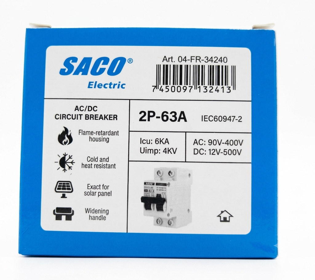 Disyuntor (Breaker) SACO® 63A