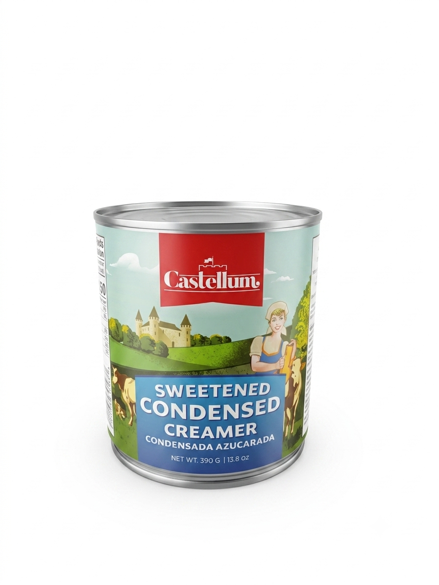 Leche Condensada Azucarada Castellum - 390 g (13.8 oz)