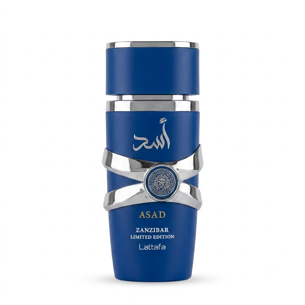 Perfume Lattafa Asad Zanzibar Limited Edition 100 ml - Eau de Parfum Masculino / Fragancia Marina Especiada
