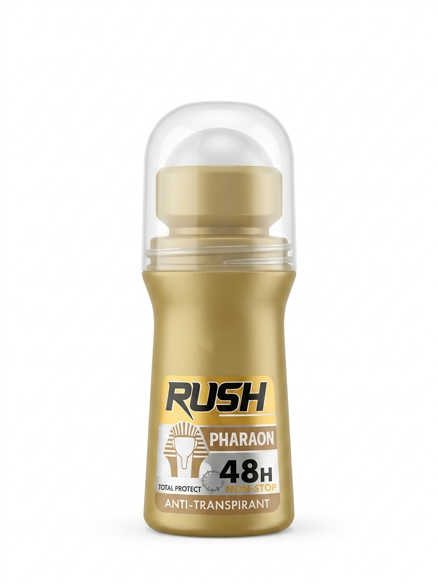 Desodorante Antitranspirante Roll-On Rush Pharaon 48H