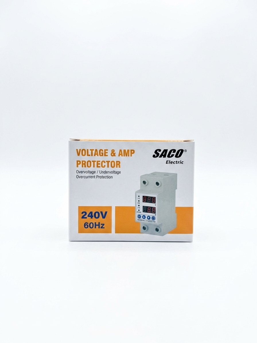 Protector de Voltaje y Amperaje SACO Electric - 240V / 60Hz