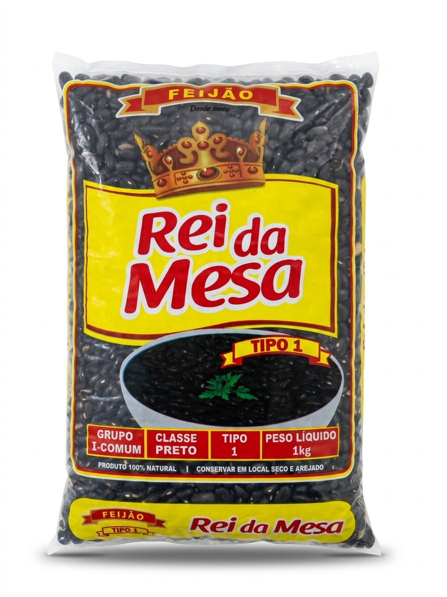 Frijoles Negros Rei da Mesa - 1 kg
