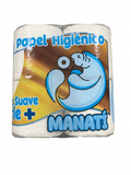 Papel Higiénico Manatí - Paquete de 4 Rollos