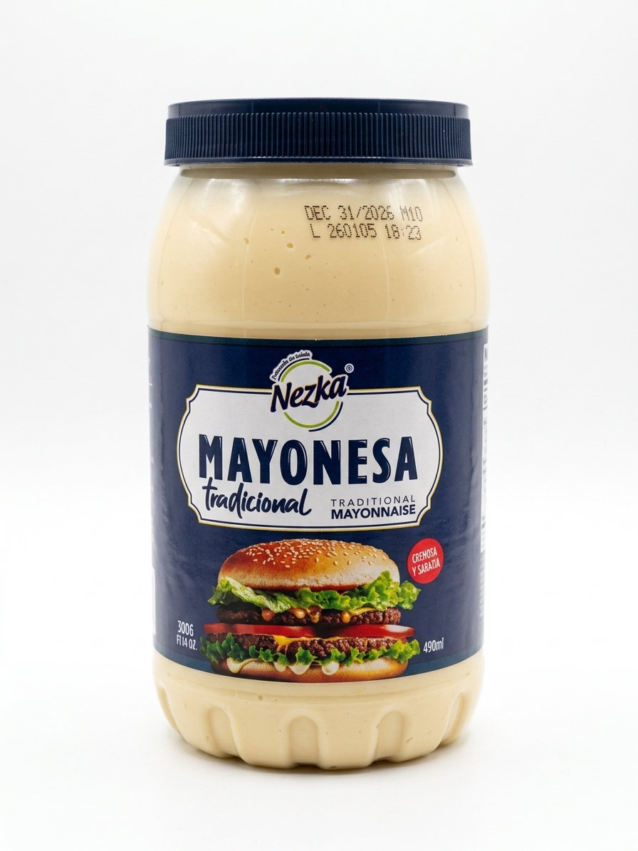 Mayonesa Tradicional Nezka - 490 ml / 300 g (Fl 14 oz)