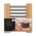 Salvamanteles Extensible de Bambú y Acero Inoxidable - HAO SHUN