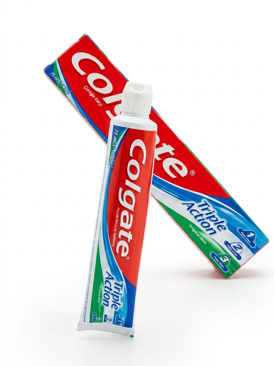 Pasta Dental Colgate Triple Acción - Menta Original (75 ml / 116 g)