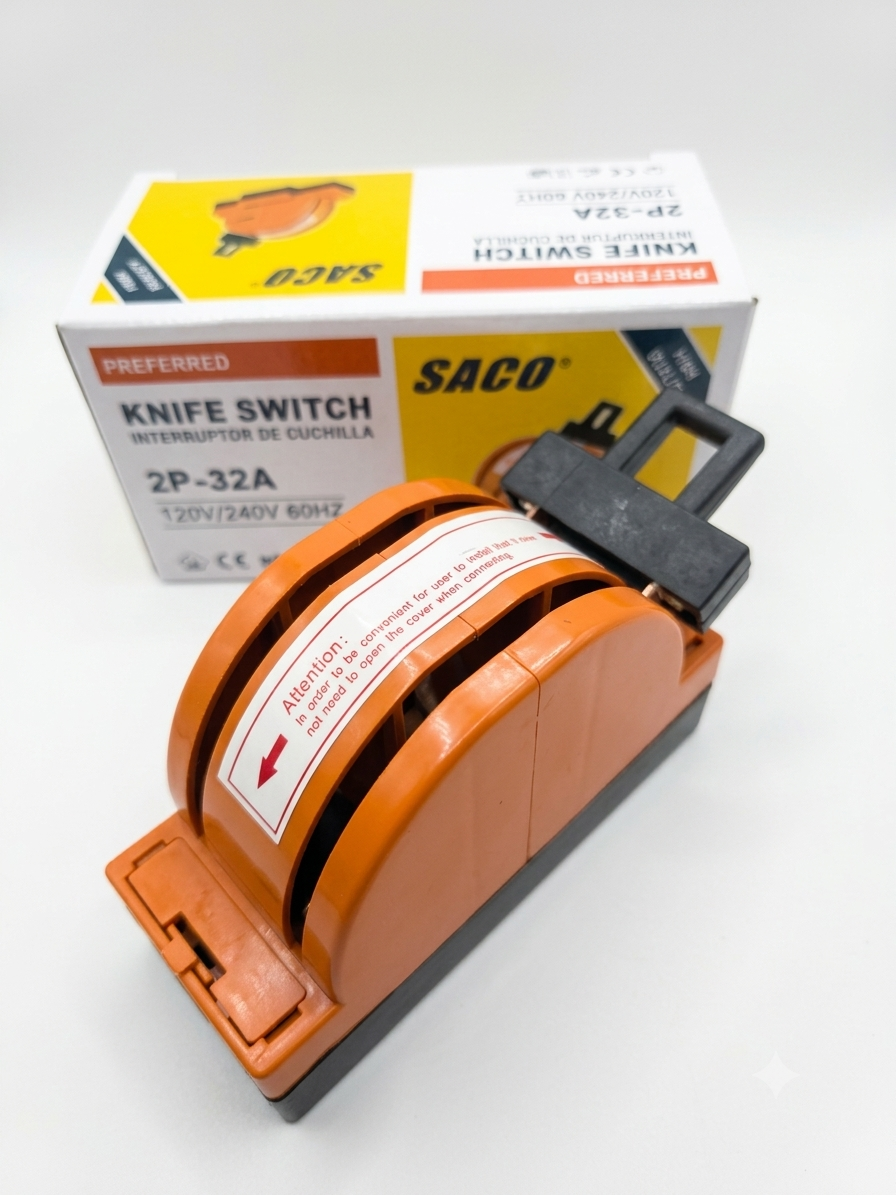 Interruptor de Cuchilla SACO® 2P-32A