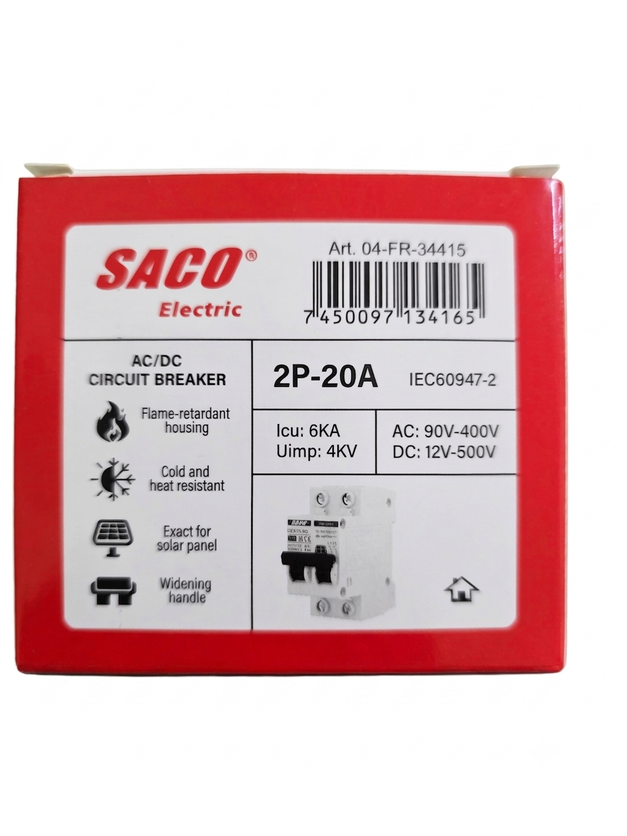 Disyuntor (Breaker) SACO® 20A